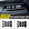 For Toyota Land Cruiser 250 2024 Windows Control Panel Decoration Protective Sticker Prado LC250 Interior Accessories Tuning