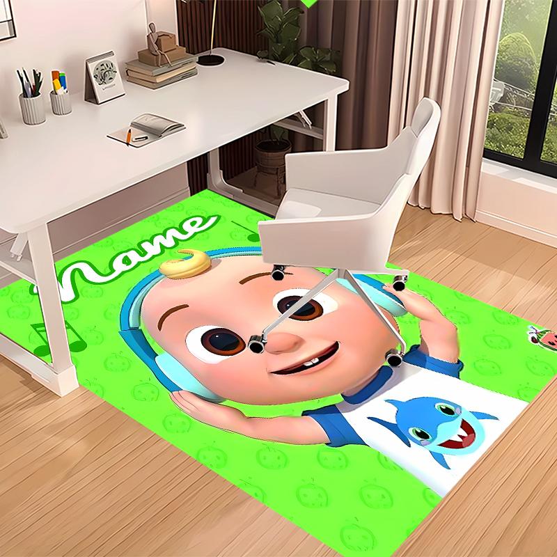 Custom personalization CoComelon - Dance Party Print Area Rug - Soft, Washable Non-Slip Indoor Mat,Living Room,Home&Office Decorative Rug
