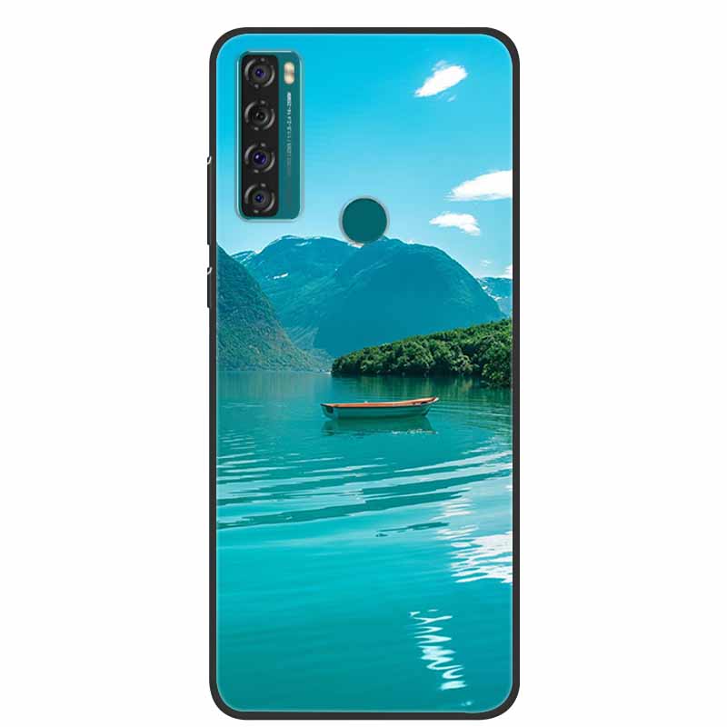 For TCL 20SE Case 20L+ 20L 20S Paint Soft TPU Silicone Phone Cover for TCL 20L Case Coque20s 20 s T775H T774H TCL 20 se 20 Plus