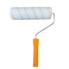 9-inch Yellow Stripe Medium Pile Roller Brush for Latex Wall Paint