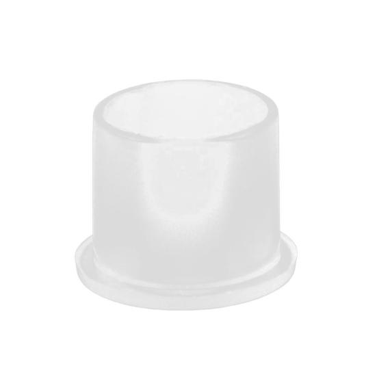 500 stk Engangs tatoveringsblekkkopper Plast Tatoveringsblekkholder Liten Tatoveringsblekkkopp med Ringbase for Tatoveringsartister Studioer