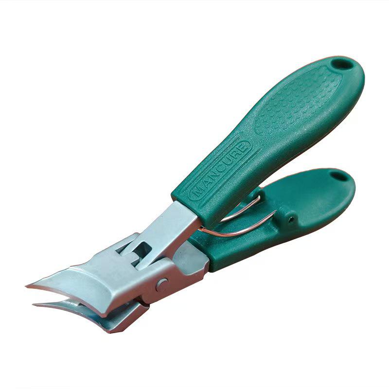 Stainless Steel Anti-Splash Slanted Nail Clipper with Large Opening