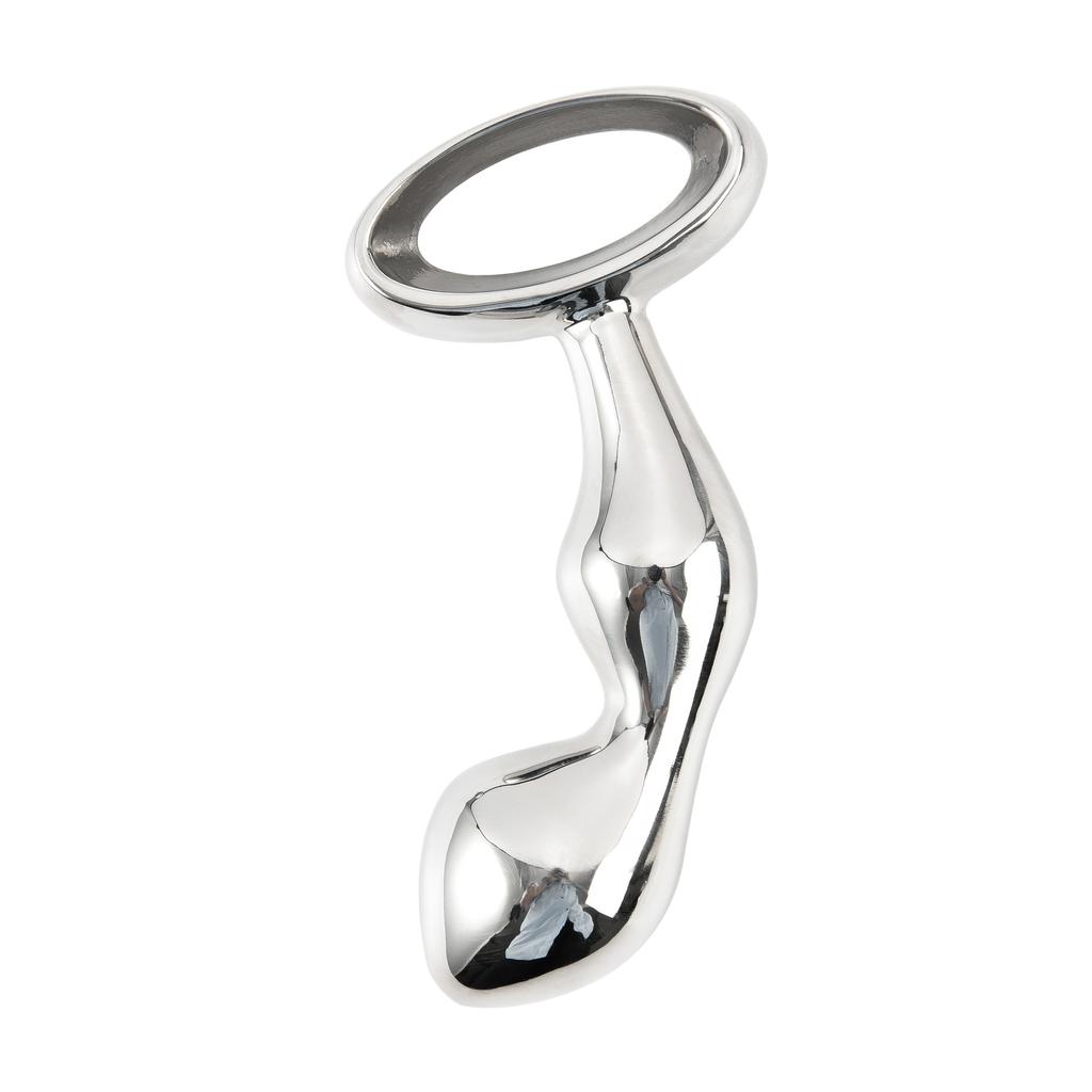 Stainless Steel Men's Prostate Stimulation Pull Ring Sex Product Adult Massage Toys