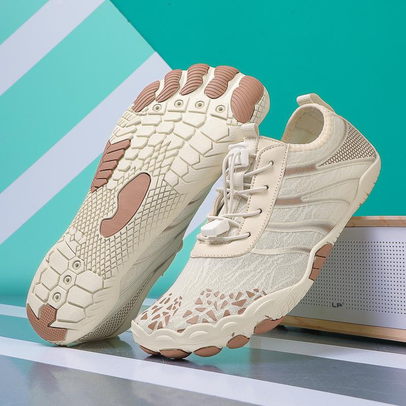 2025 outdoor women's beach shoes quick-drying rafting shoes surfing comfort men's back stream five-finger wading shoes fitness jumping shoes