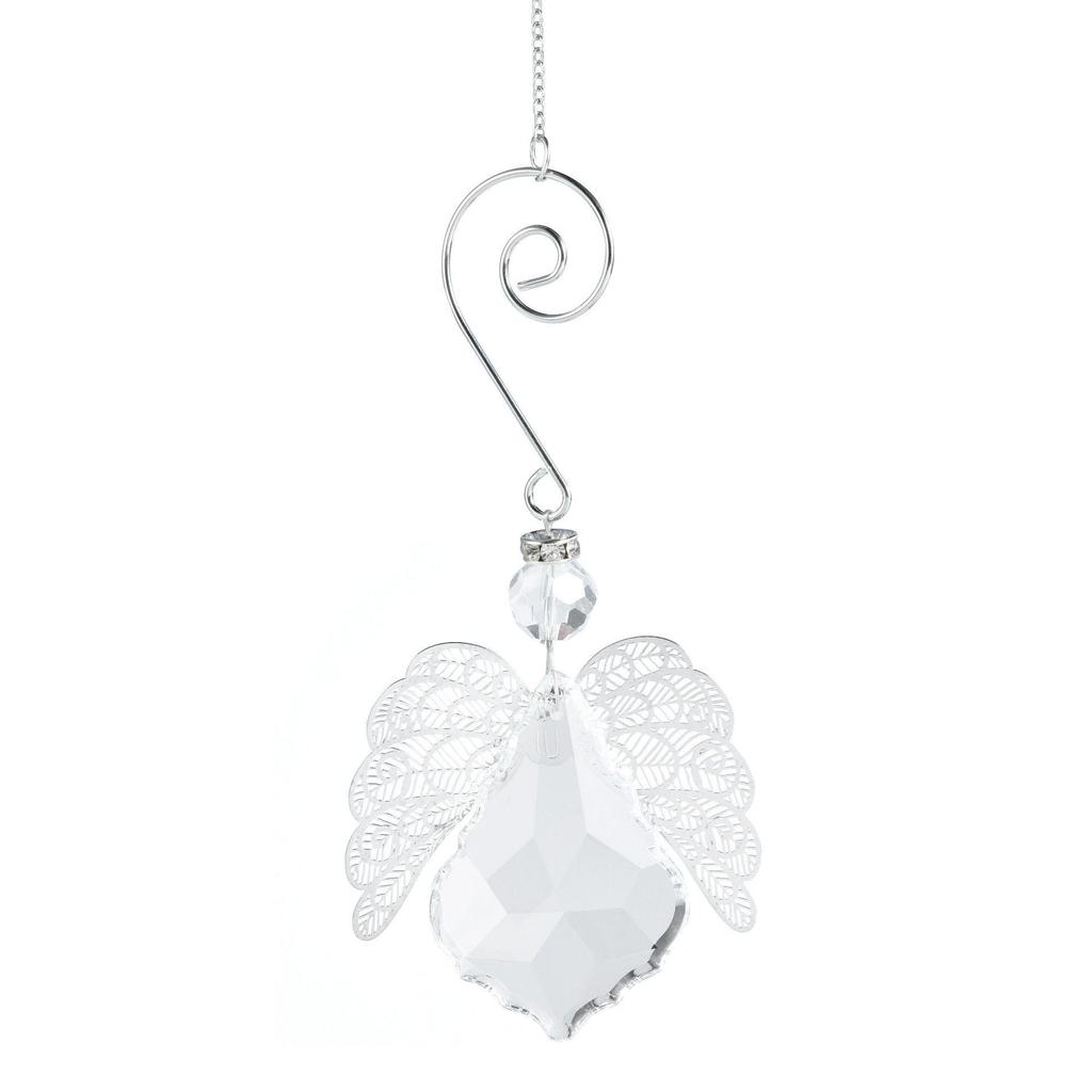 Angel Wings Crystal Ball Sun Catcher Pendant