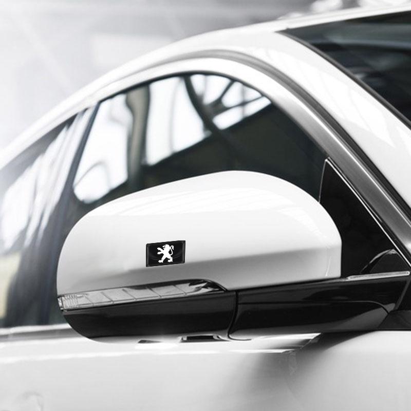 5/10 Stück Kohlefaser Lenkrad Auto Logo Emblem 3D Aufkleber Für Peugeot 308 408 508 RCZ 208 3008 2008 206 207 108 406 407 408 206 207 208 306 307