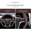 Genuine Leather Steering Wheel Cover for MG6, Roewe HS, ZS, and Ruihang 3SW Cars