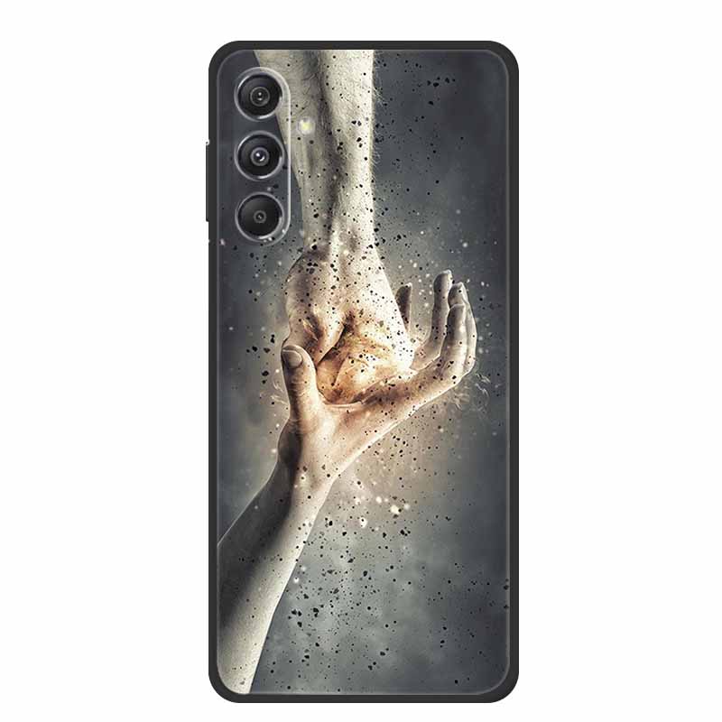 Funda For Samsung A17 Back Cover Case Fashion Black Silicone TPU Soft Phone Case For Samsung Galaxy A17 2025 Case A 17 Coque Bag