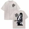 Michael Jackson King of Pop MJ Vintage Washed T-Shirt Herren Damen High Street Gothic Klassisches T-Shirt Sommer Oberteile Hip Hop T-Shirt