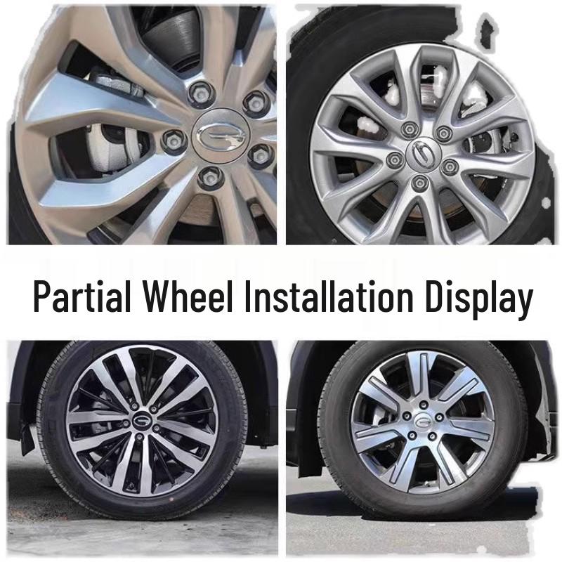 Compatible Wheel Hub Cap for GAC Trumpchi GS4, GS5, GA3S, GA5, GS8, GA4, and GA6 Tires.