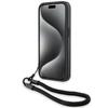 Bmw Bmhcp15L23Rmrlk Iphone 15 Pro 6.1 Czarny/Black Hardcase Signature Leather Wordmark Cord