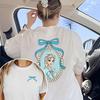 Frozen Princess Elsa Anna Womens Four Seasons Unisexs and Womens Pure Cotton Casual Fashion Retro Clothing