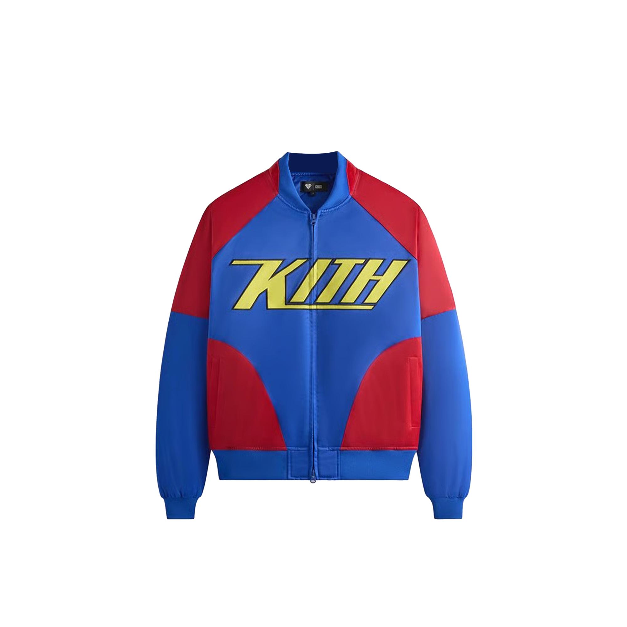 

Kith x Superman Satin Bomber Jacket Cyclone Unisex Outerwear Blue KHM010933-423 M
