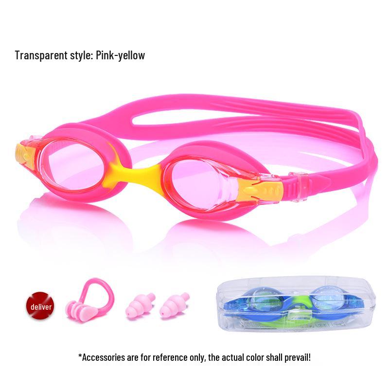 Children's High-Definition Waterproof Anti-Fog Silicone Goggles - Protective Eyewear for Boys and Girls