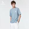 HAZZYS Herren Kühlendes Rundhals-T-Shirt mit kurzen Ärmeln