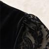 Western-style Top Bottoming Gold Velvet National Style Bottoming Shirt Lace Long-sleeved