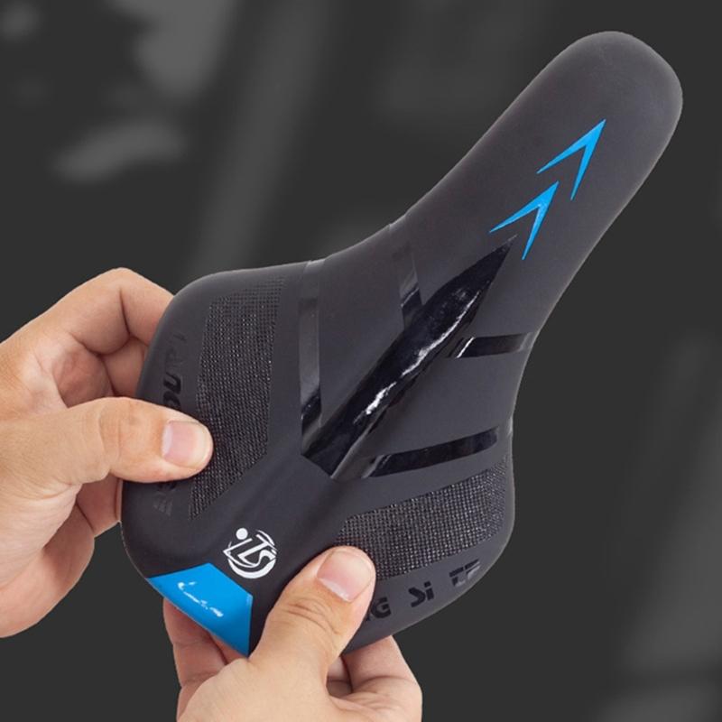 Comfortable Bike Seat Cushion, MTB City Bicycles Seat Memory Foams Waterproof Bicycles Saddle for Mountain Road Bikes