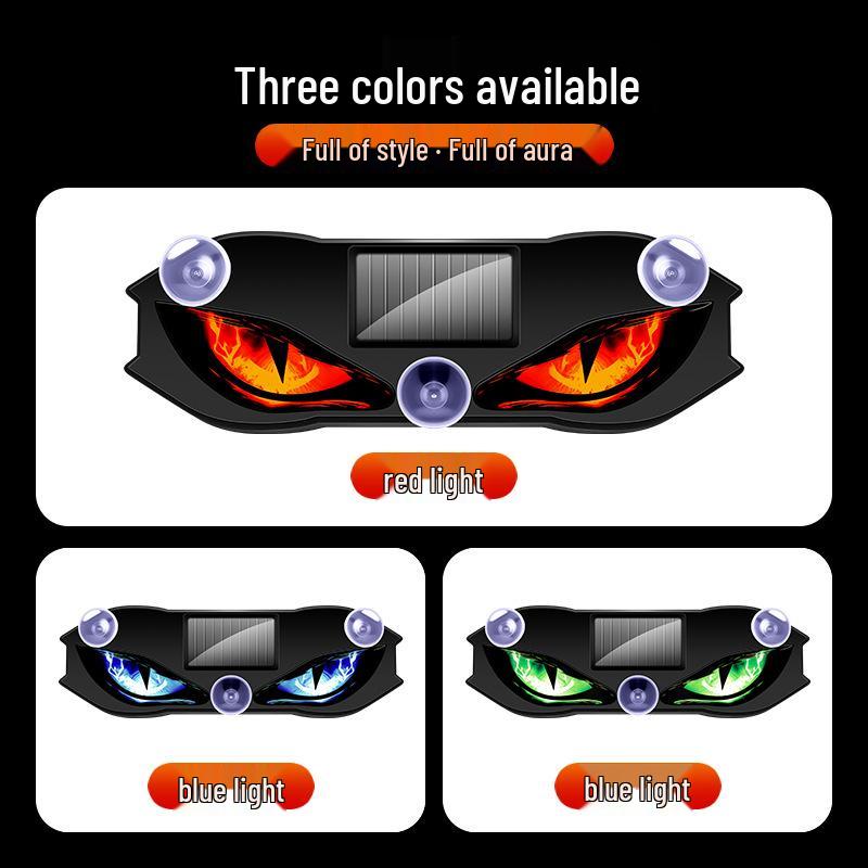 LED Solar Car Warning Light - Devil's Eye Nine-Tailed Fox 