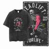 GYM Tiger NO PAIN NO GAIN Funny Graphic Print T-Shirt Men Women Streetwear Y2K Harajuku Hip Hop Fashion Summer New Tee Loose Casual Oversized Top