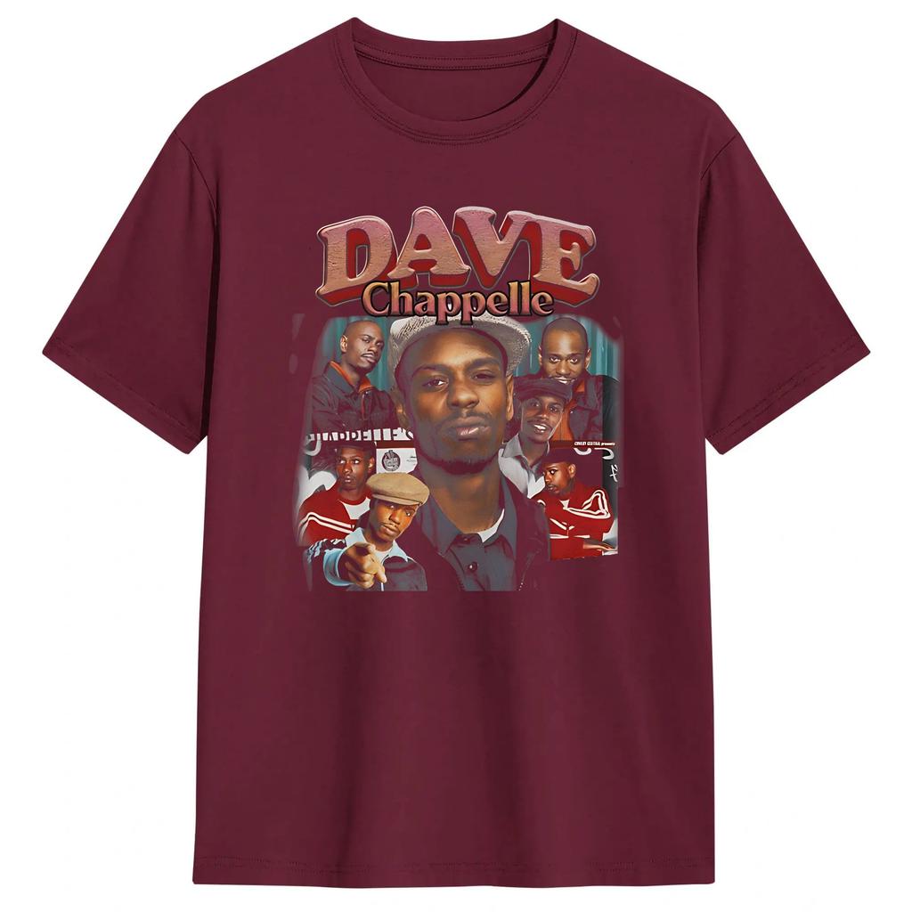 Funny Dave Chappelle TShirt Summer Cotton TShirts For Unisex Harajuku Printed Tee Shirt Short Sleeve Vintage Clothing