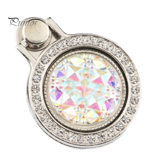 

Модное блестящее кольцо для телефона со стразами, подставка для пальцев, подарок для iPhone iPad серебряный