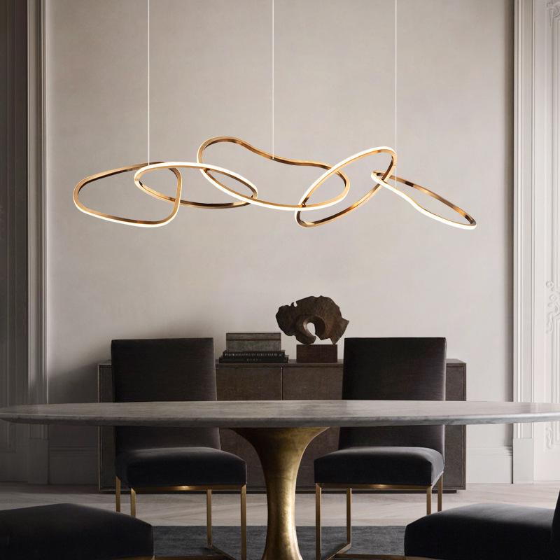 Postmodern Minimalist Designer Pendant Light for Bar, Hotel, or Villa