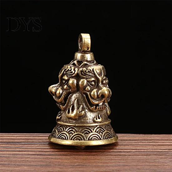 Brass Pendant Old Bronze Bell Finely Build Decorative Compact Decorate Gourd Non-deforming Antique for Living Room Ornament