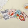 Cartoon embroidery hand towel hanging style hand towel hanging style cute living room bedroom ins home use
