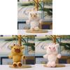Portachiavi Mucca di Peluche con Imbottitura in Cotone PP per Bambini e Ragazzi Regalo