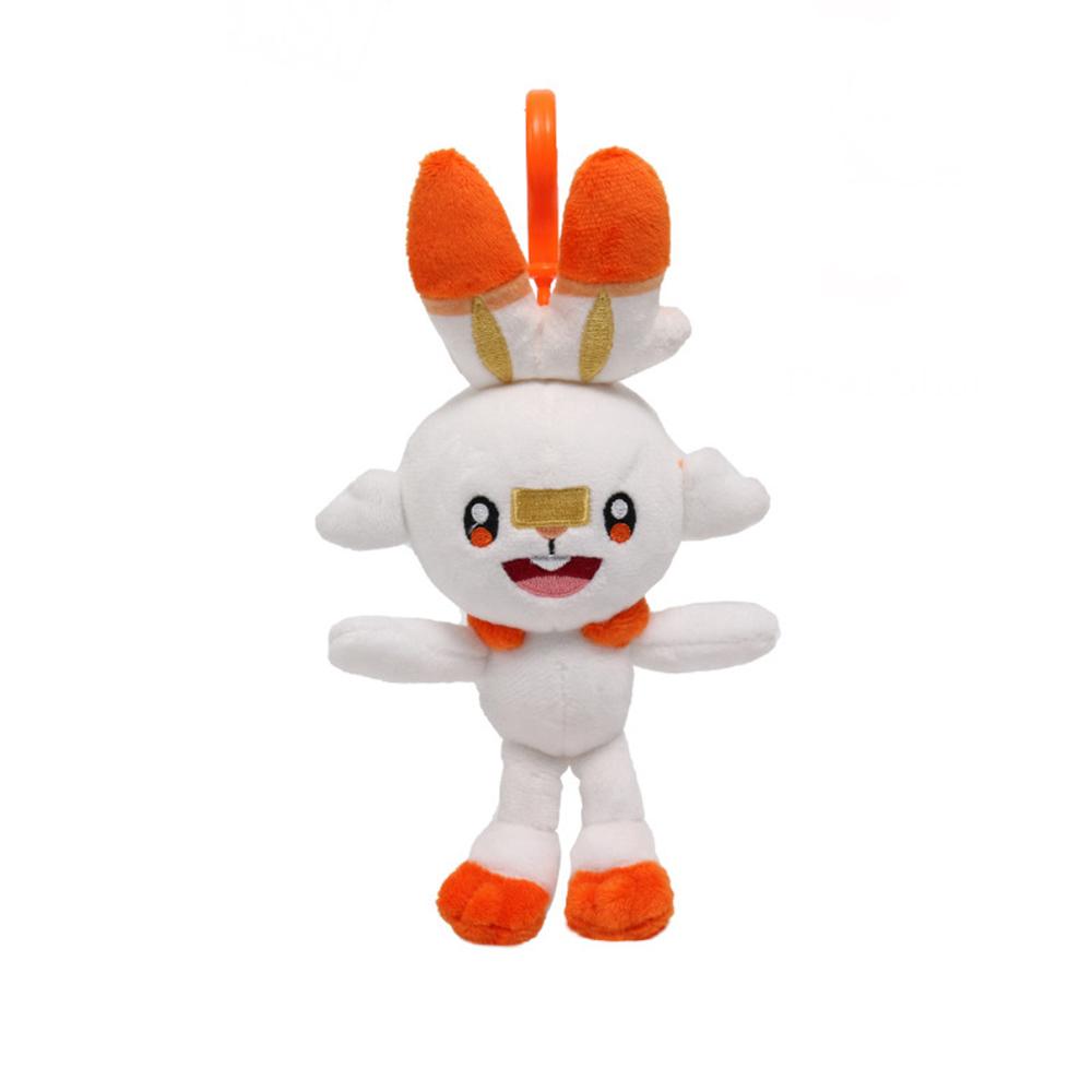 10Lot Pikachu Sylveon  Snorlax Eevee 12-17Cm Clip Pendant Plush Doll Stuffed Toy