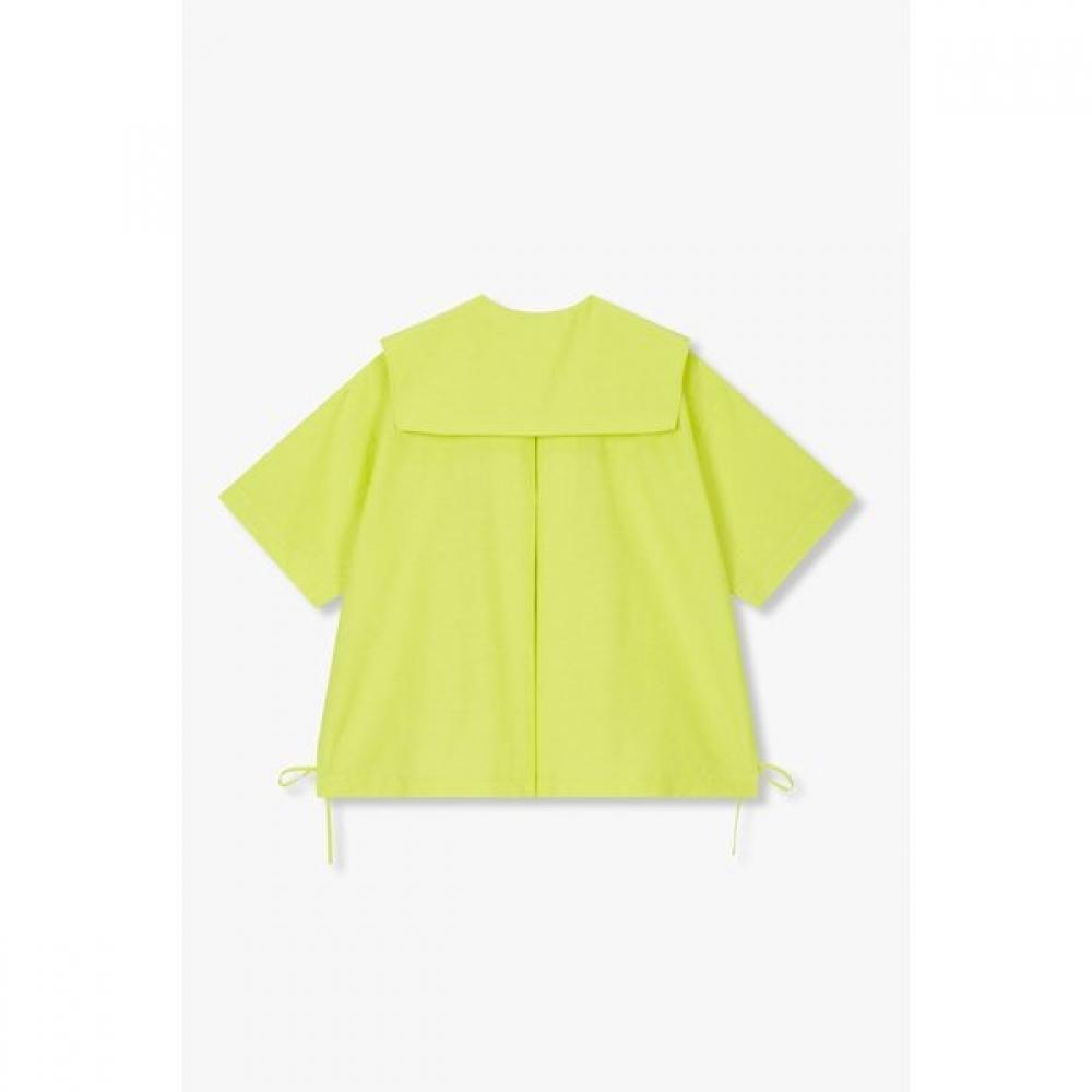 Studio Tomboy Short Sleeved Blouse With Variant Collar 9105221140