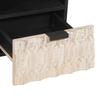 TV Cabinet with White Washed Surface 100 X 33 X 46 Cm