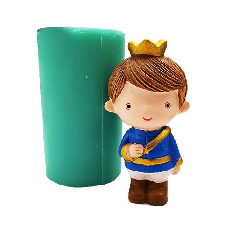 

Stereoscopic for Prince Princess Silicone Mold Candle Making DIY Moulds Ornament