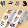 500 STÜCKE Niedliche Katze Rollenaufkleber Nostalgie Laptop Gepäck Harajuku Personalisiert Kaffee Telefon Kunst Landschaft Skateboard Aufkleber