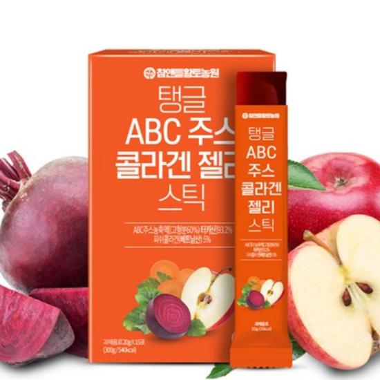 Chamndle_htfarm Ocher Farm Tangi ABC Juice Collagen Jelly Stick 15, 300g