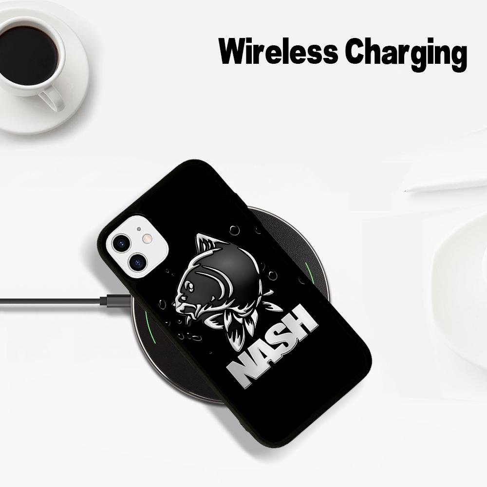 Nash Fishing Logo Phone Case Phone Case For IPhone 16 14 13 12 11 15 Pro Max For Magsafe Magnetic Wireless Charging Cover