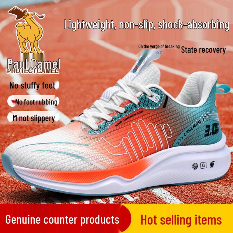 Paul Camel Herren Sommer Atmungsaktive Mesh Freizeitschuhe