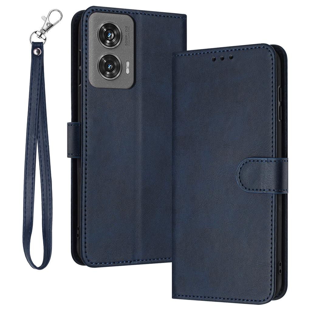 For Motorola Moto G85 5G Case Wallet Handbag Calf Texture Leather Phone Cover