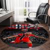 1pc Haaland9 Carpet, Round Rug, Comfortable, Suitable for Entryways, Living Rooms, Office, And Bedrooms, Christmas Decoration