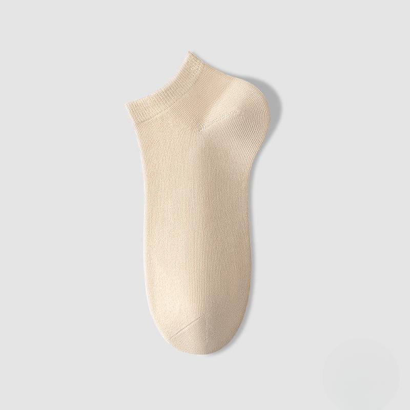Male Thin Summer with Pure Cotton Antibacterial Deodorizes Absorb Sweat Permeability Is Boneless Short Socks
