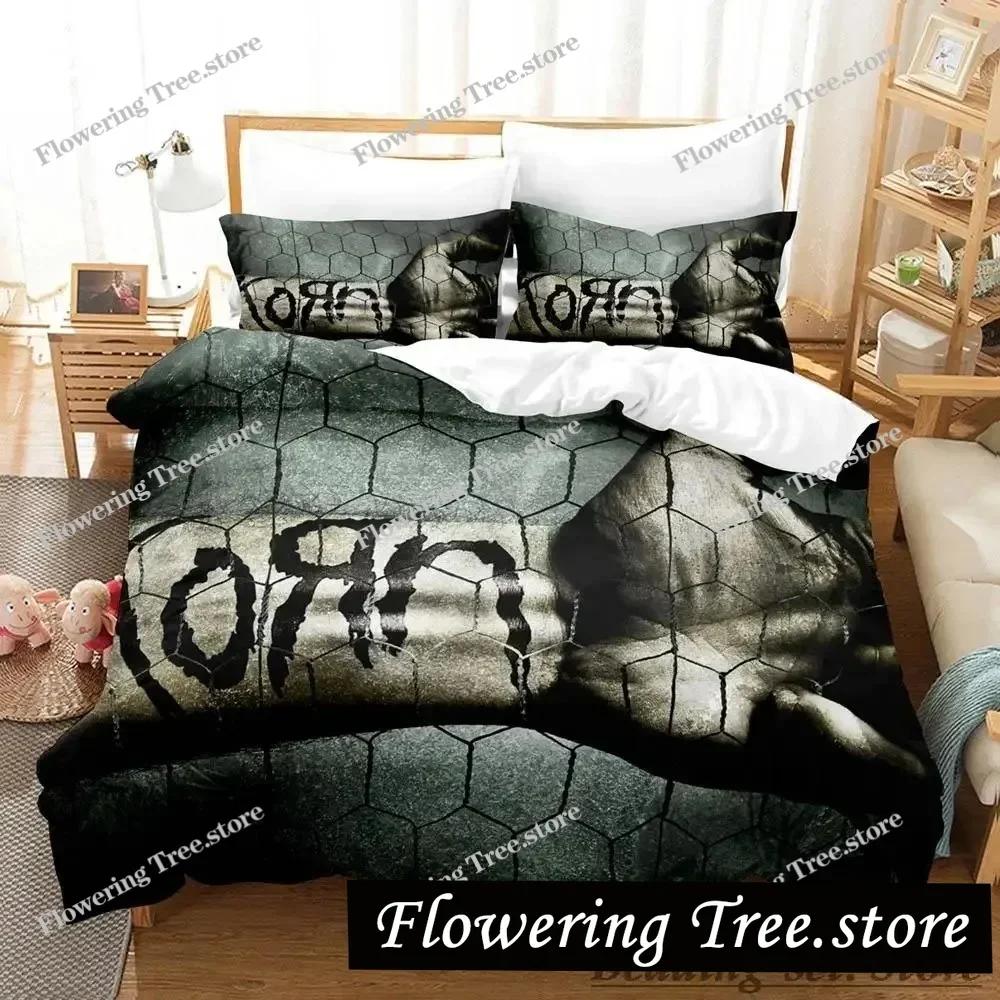 Korn Rock Bedding Set Single Twin Full Queen King Size Bed Set Adult Kid Bedroom Duvetcover Sets Anime Parure De Lit Bed