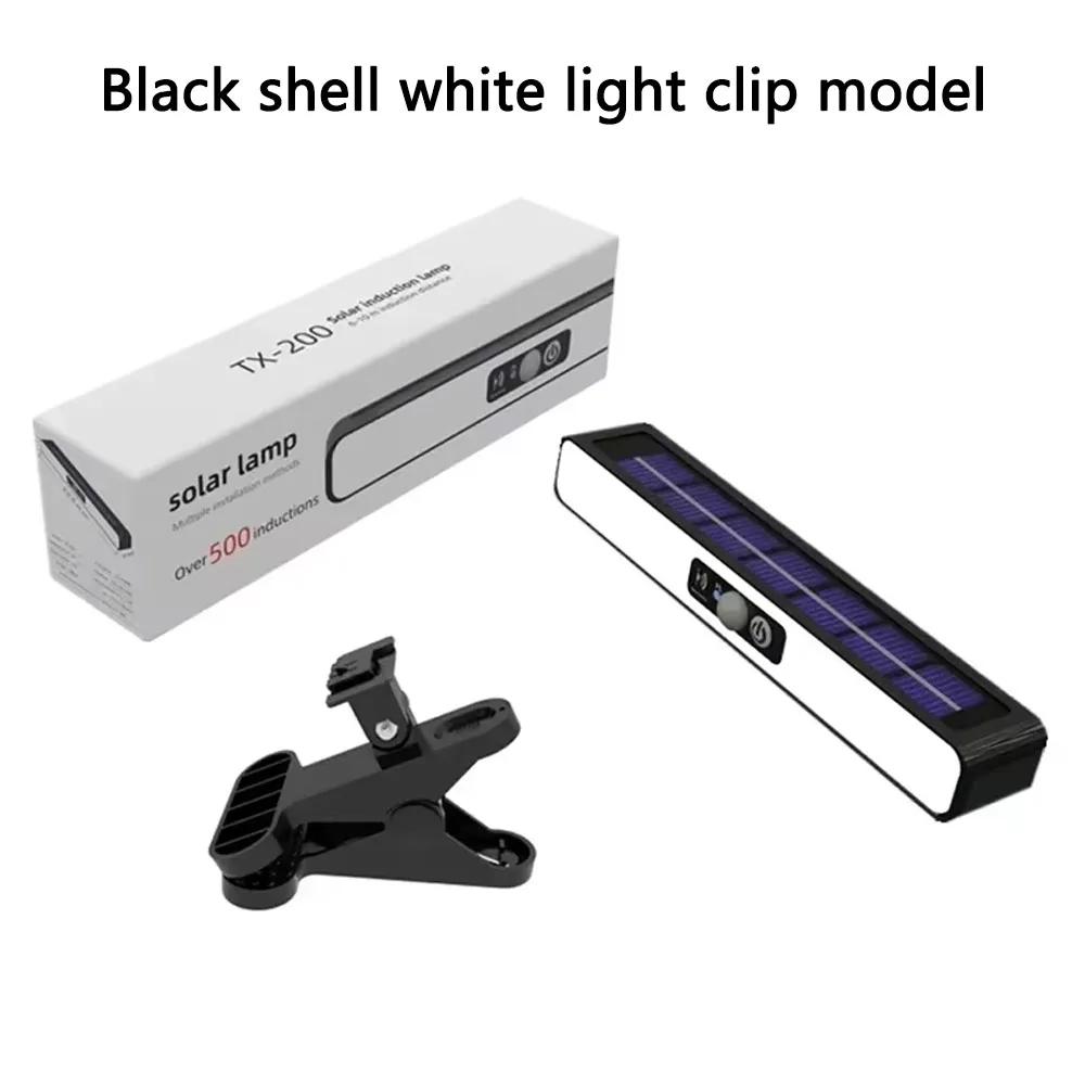 Powerful Clip LED Solar Wall Lights IP65 Waterproof Outdoor Motion Sensor Street Light Lamp Forgarden Fence Lantern