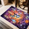 Halloween Friends Customized Name Carpet Perfect for Balcony Entryway Study Room Hallway Anti-slip Rug Anime Office Decor Birthday/Christmas Gift