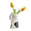 Kattenvaas Vorm van Klauw Hars Bloemenvaas Plantenstandaard Multifunctionele Bloempotten Slaapkamer Tafel Bureau Decoraties