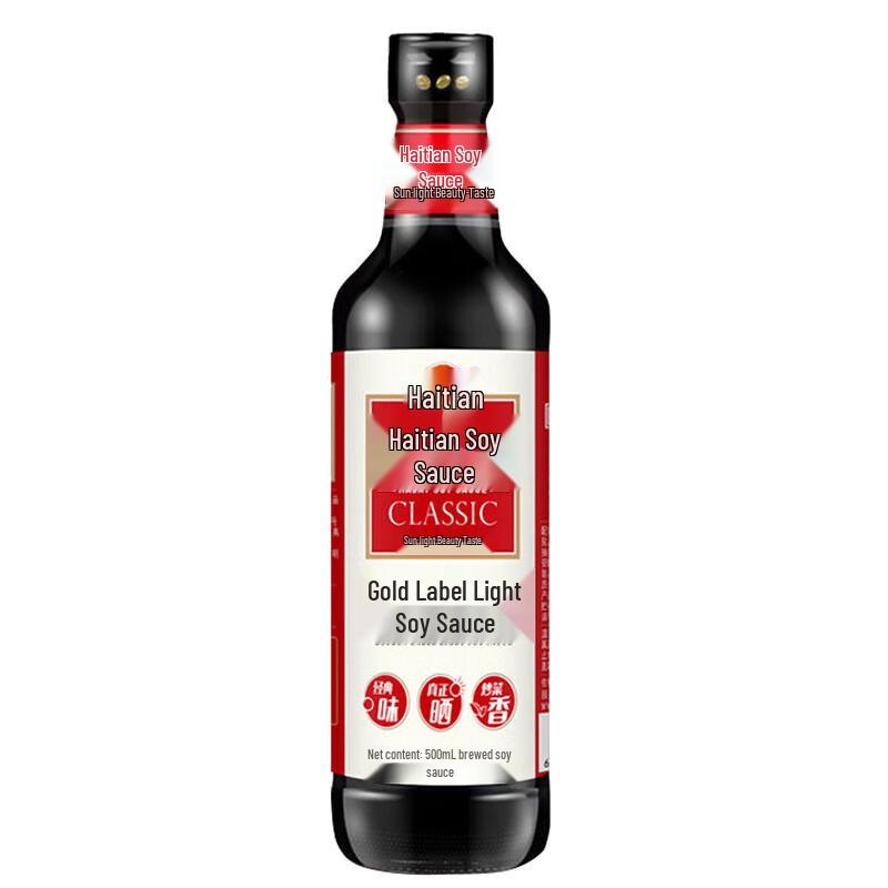 Haitian Golden Label Premium Light Soy Sauce 500ml