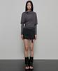 Peulleeoeob Sheer Asymmetrical Long Sleeve (Fl-175_Charcoal)