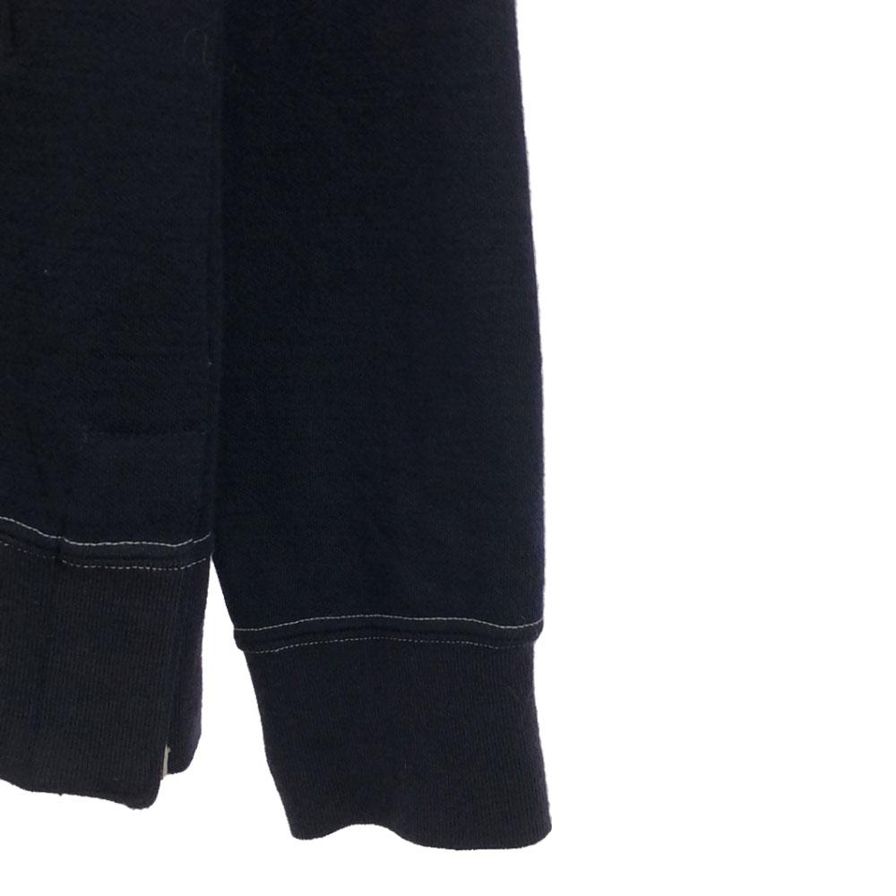 Psycho Bunny Wyprodukowany w Japonii Mieszanka wełny haft Długi rękaw dzianinowy kardigan Męski Używany