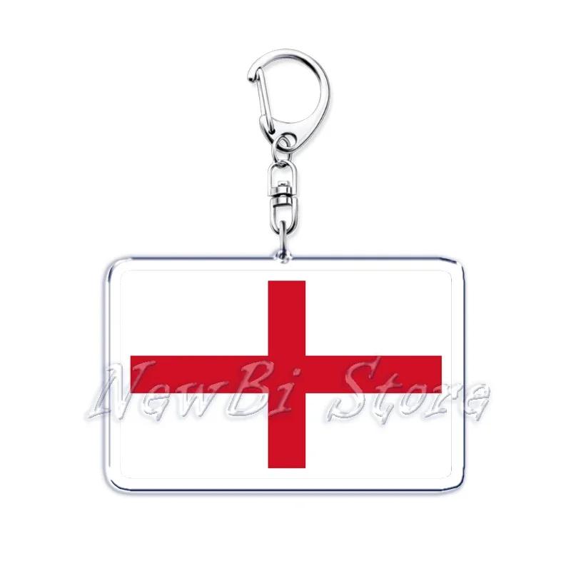 Country Flags Key Chain Keychains Ring for Accessories Bag Pendant American Britain Korean Korean Keyring Jewelry Fans Gifts