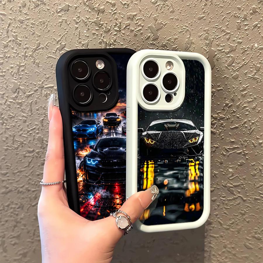 Luxury Supercar Case for iPhone 17 Pro Max 16 17e 11 12 Pro Air 14 15 Plus 13 Phone Cover