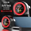 German Fluorescent Stainless Steel Measuring Tape - 5/3/10 Meter, Thickened Anti-Cut Design for Household Use